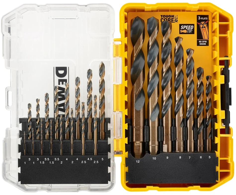 Grąžtas DEWALT grąžtai metalui HSS-G 23 vnt.