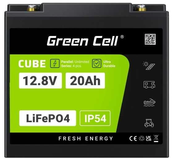 Green Cell Akumuliatorius cube lifepo4 20ah 12v/12.8v 256wh