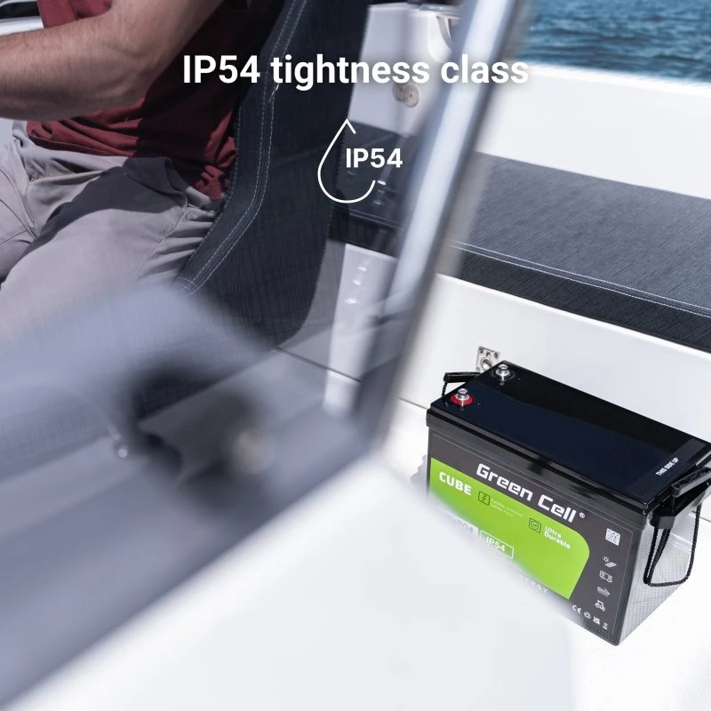 Green Cell Žalias Cell Žalias Cell CUBE LiFePO4 7Ah 12.8V 89.6Wh ličio geležies fosfato baterija UPS, stebėjimas