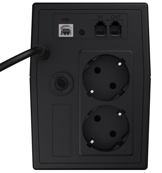 Green Cell Žalias Cell GREENCELL UPS Power Proof 600VA 360W