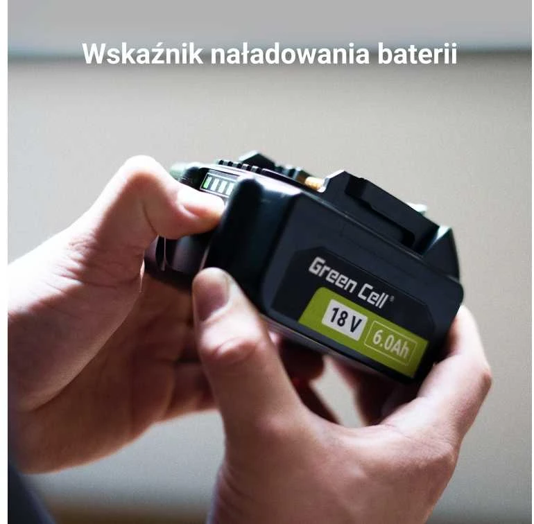 Green Cell Žalias Cell Žalias Cell akumuliatorius BL1830 skirtas Makita LXT 18V 3Ah suktuvui