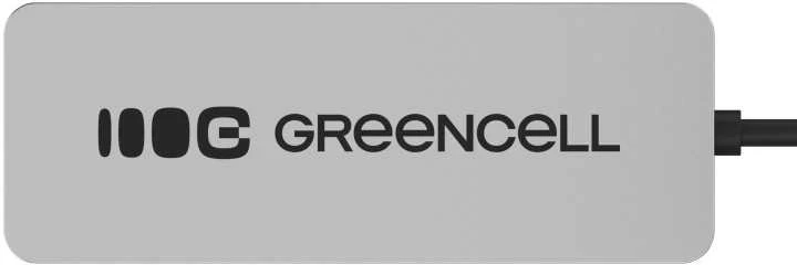 Green Cell Žalias Cell Adapteris Basic HUB Greencell USB-A 4in1 (4×USB 3.0) – greitas duomenų perdavimas iki 5 Gb/s, aliuminio korpusas