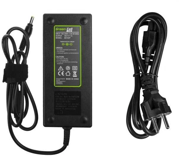 Green Cell Žalias Cell GREENCELL AD102P maitinimo įkroviklis Žalias Cell PRO 19V 7.1A 130W, skirtas Acer Aspire Nitro V15 VN7-