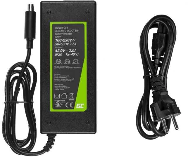 Green Cell Pakrovėjas e-paspirtukai xiaomi mijia m365 / segway ninebot 42v 2a