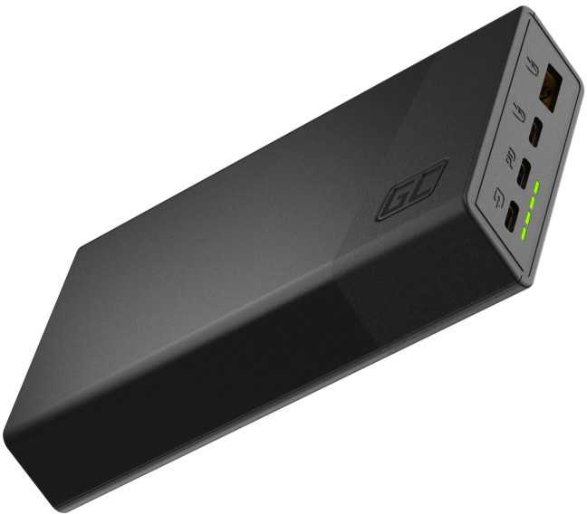 Nešiojamas įkroviklis Green Cell PowerPlay20s Power Bank 20000mAh 22.5W - juodas