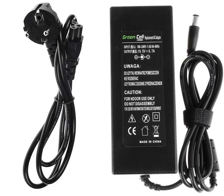 Green Cell Žalias cell pro maitinimo šaltinis ad35p do dell 19.5v 6.7a 130w 7.4mm-5.0mm