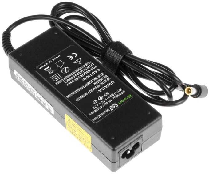 Green Cell Žalias Cell GREENCELL AD31P Žalias Cell PRO įkroviklis / kintamosios srovės adapteris, skirtas Sony 90W 19.5V 4.7A 6.0mm–4.4mm
