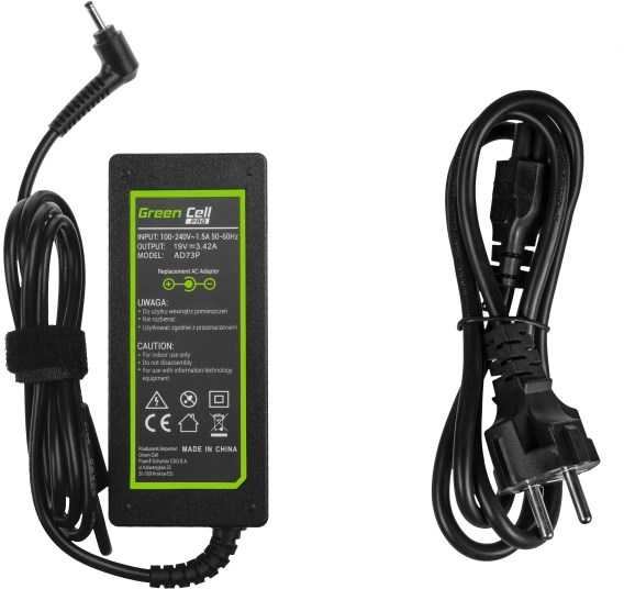Green Cell Žalias cell pro maitinimo šaltinis ad73p do acer aspire s7 s7-392 s7-393 samsung np530u4e np730u3e np740u3e 19v 3.42a 65w