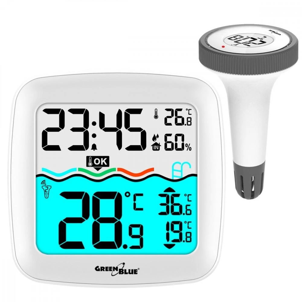 GreenBlue GB216 baseino termometras su meteorologine stotimi