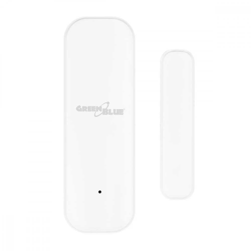 Bezprzewodowy Belaidis WiFi liežuvėlių jungiklis / atidarymo jutiklis GreenBlue, Android/iOS, durims / langams, 3.0V DC, LR03x2, GB479 W