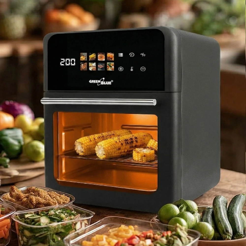 GreenBlue Gruzdintuvė beztłuszczowa air fryer gb950 1800 w, 10l