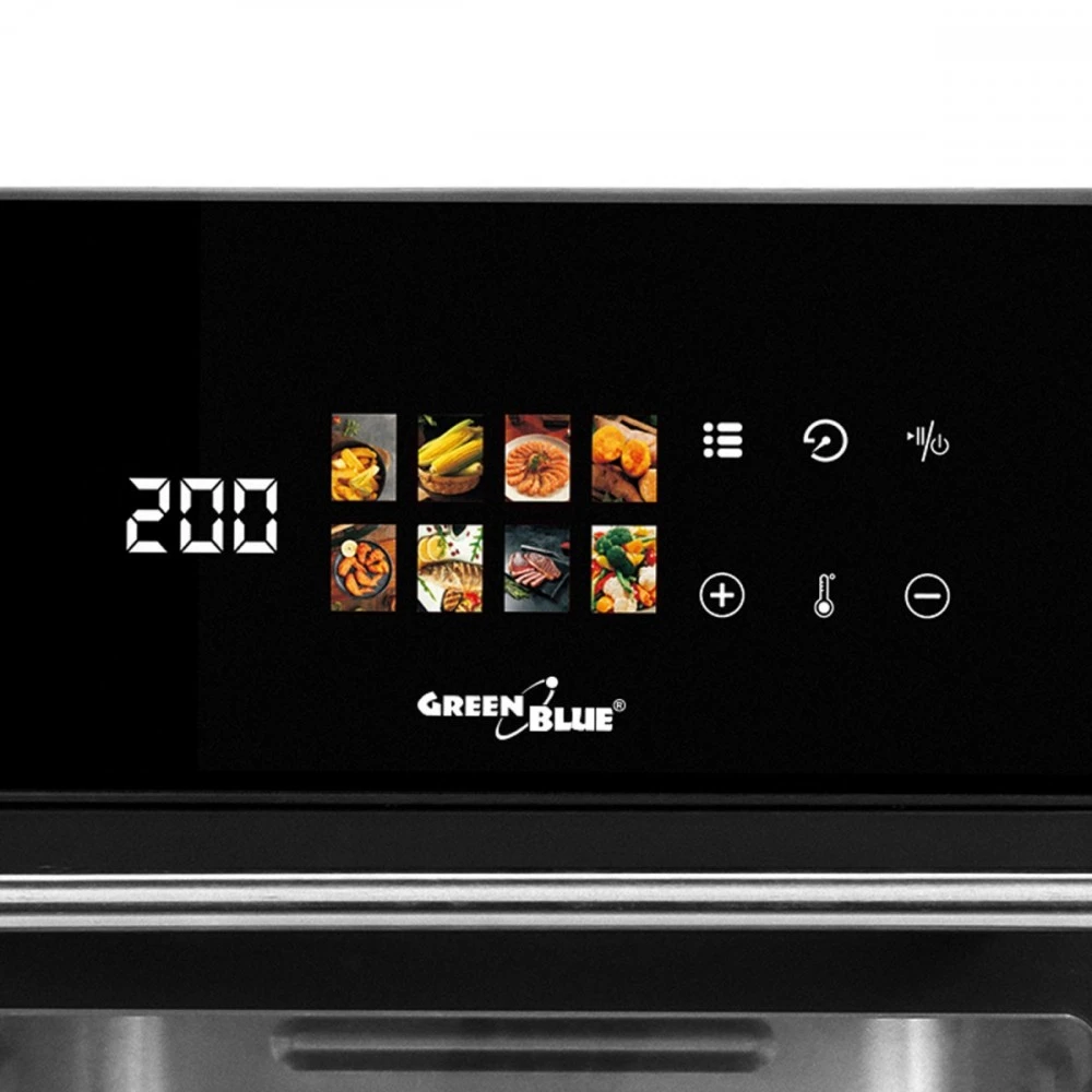 GreenBlue Gruzdintuvė beztłuszczowa air fryer gb950 1800 w, 10l