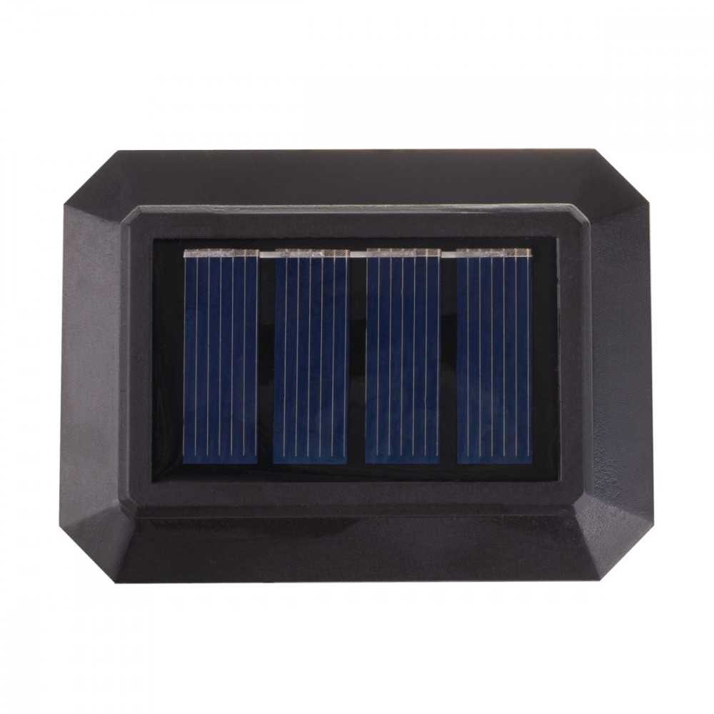 GreenBlue Saulės energija varoma LED lempa stulpui gb125 ww 60x40mm, 3200k