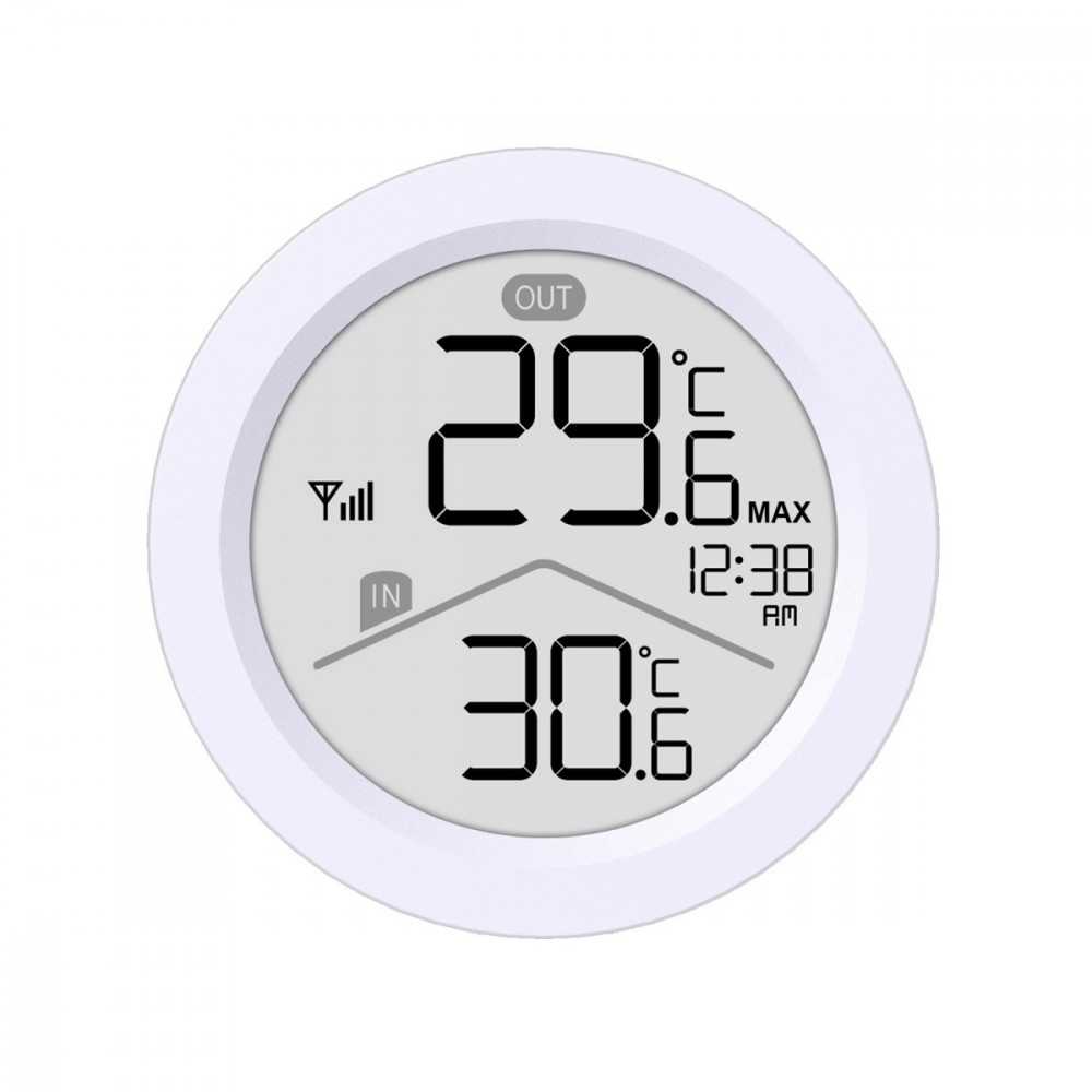 GreenBlue Belaidė meteorologinė stotelė gb162, temperatūros matavimas įėjime/išvykime, laikrodis, veikimo nuotolis iki 60 m