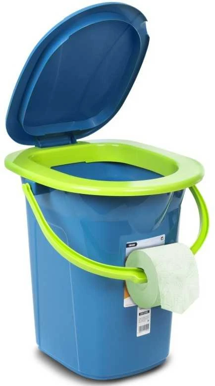 GreenBlue Toaleta turystyczna gb320bl jūros spalvos-limonka