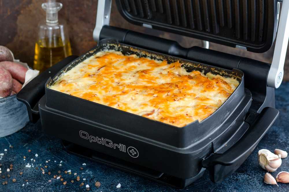 Elektrinė kepsninė Tefal OptiGrill+ Snacking & Baking XL