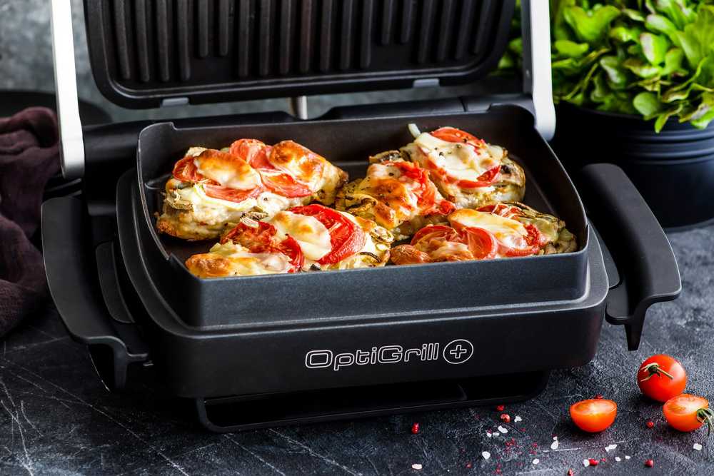 Elektrinė kepsninė Tefal OptiGrill+ Snacking & Baking XL