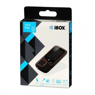 Grotuvas mp4 ibox fox imp34v1816bk (4 gb ; spalva juoda)