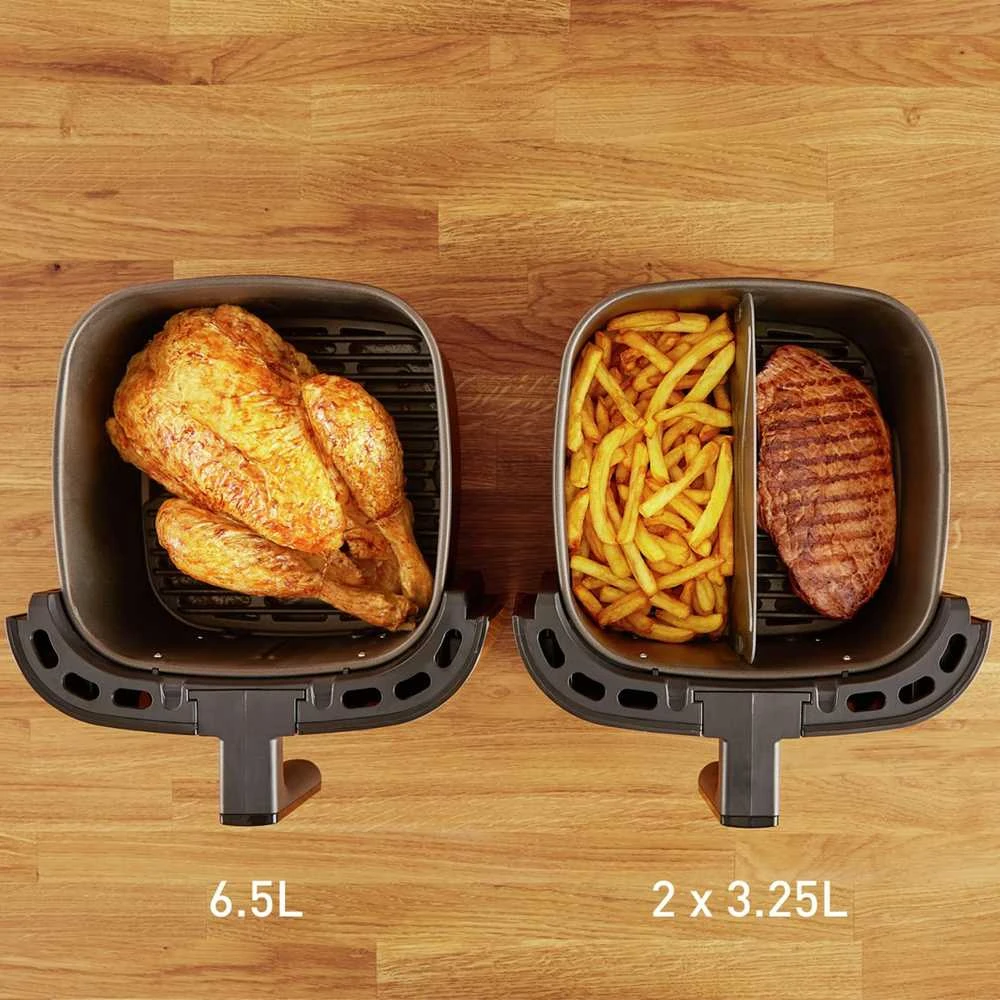 Karšto oro gruzdintuvė Tefal Easy Fry & Grill XXL EY801D15, Sidabrinės/ Juodos spalvos