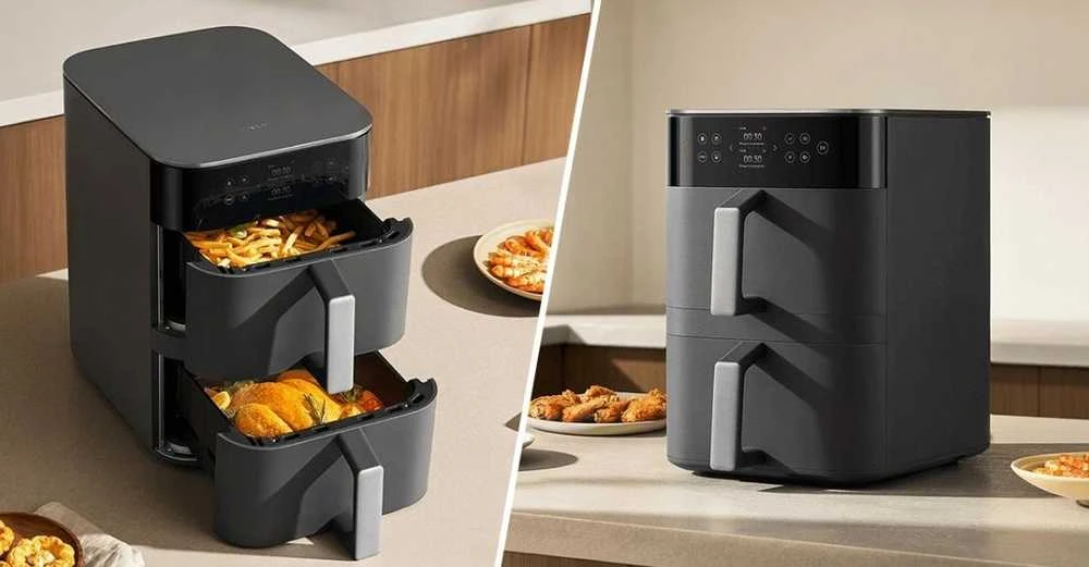 Karšto oro gruzdintuvė Xiaomi Smart Double Stack Air Fryer 12 L, 2800 W