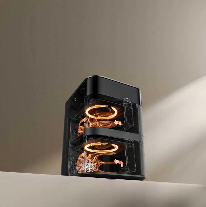 Karšto oro gruzdintuvė Xiaomi Smart Double Stack Air Fryer 12 L, 2800 W