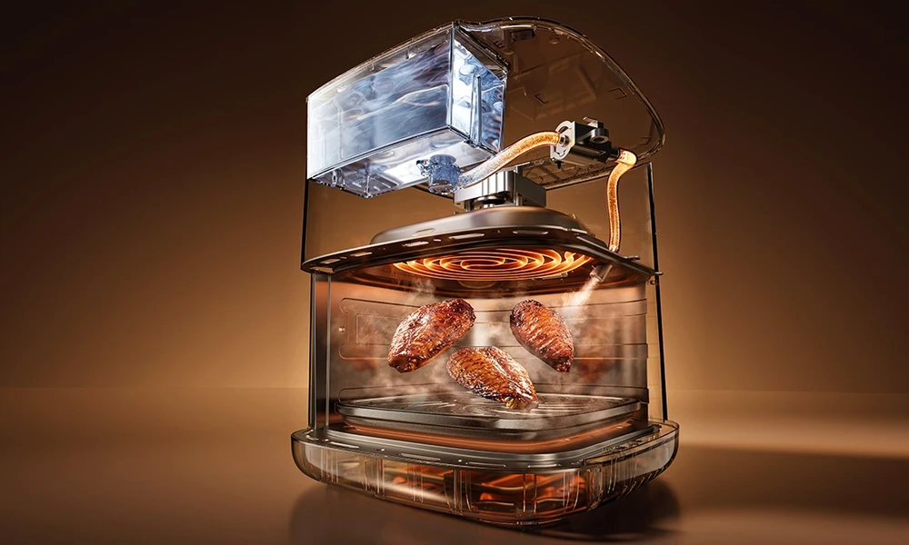 Karšto oro gruzdintuvė Dreame Air Fryer AF30, Juoda