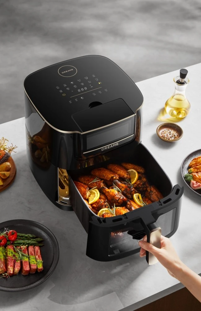 Karšto oro gruzdintuvė Dreame Air Fryer AF30, Juoda
