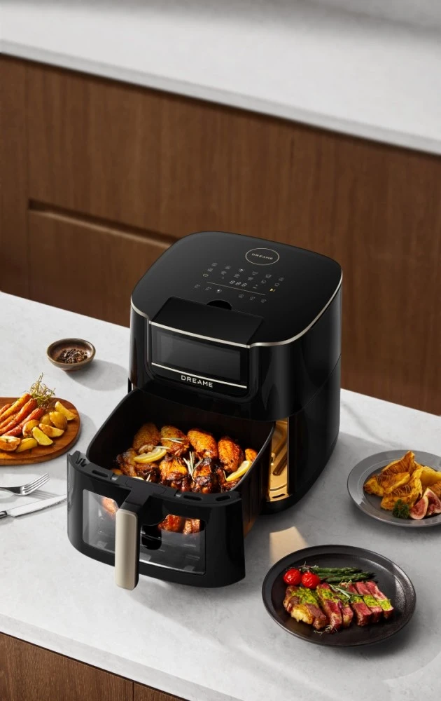 Karšto oro gruzdintuvė Dreame Air Fryer AF30, Juoda