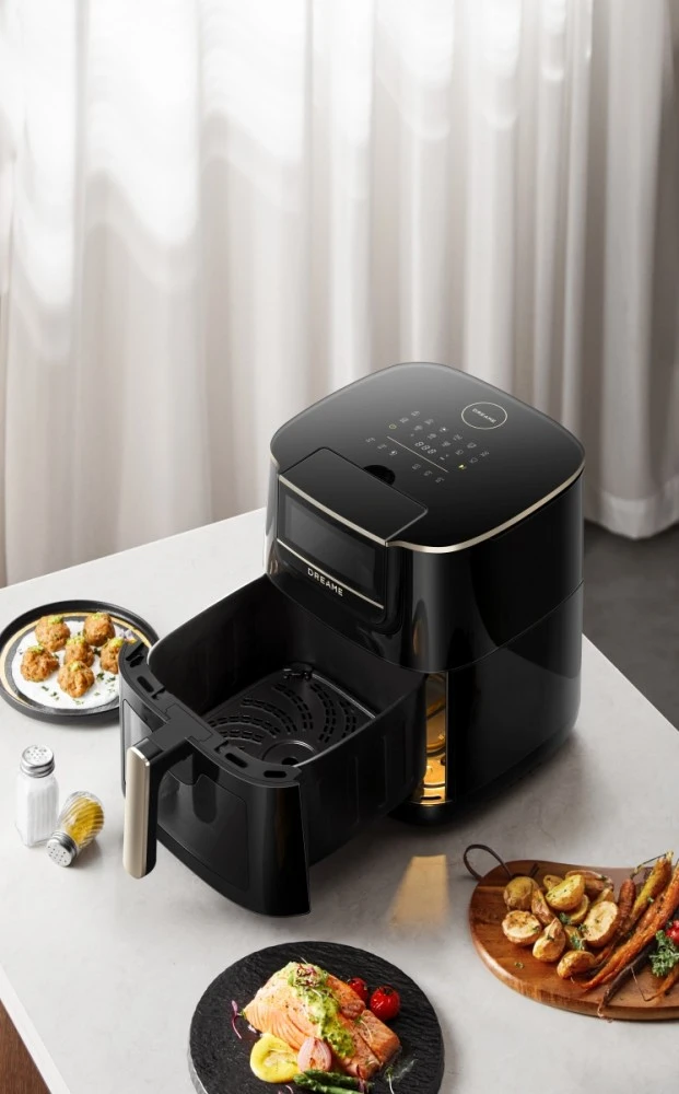 Karšto oro gruzdintuvė Dreame Air Fryer AF30, Juoda