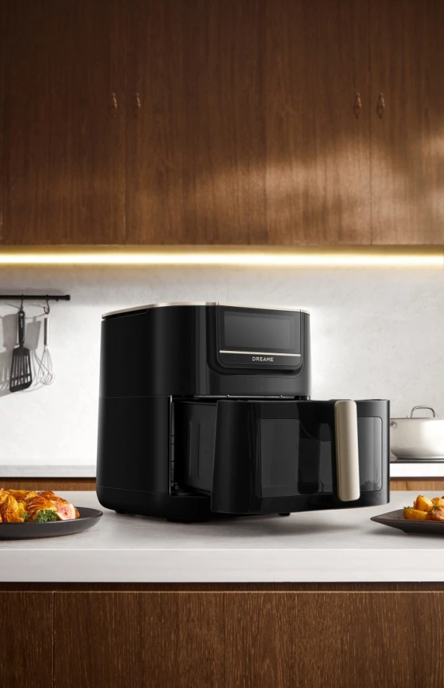 Karšto oro gruzdintuvė Dreame Air Fryer AF30, Juoda