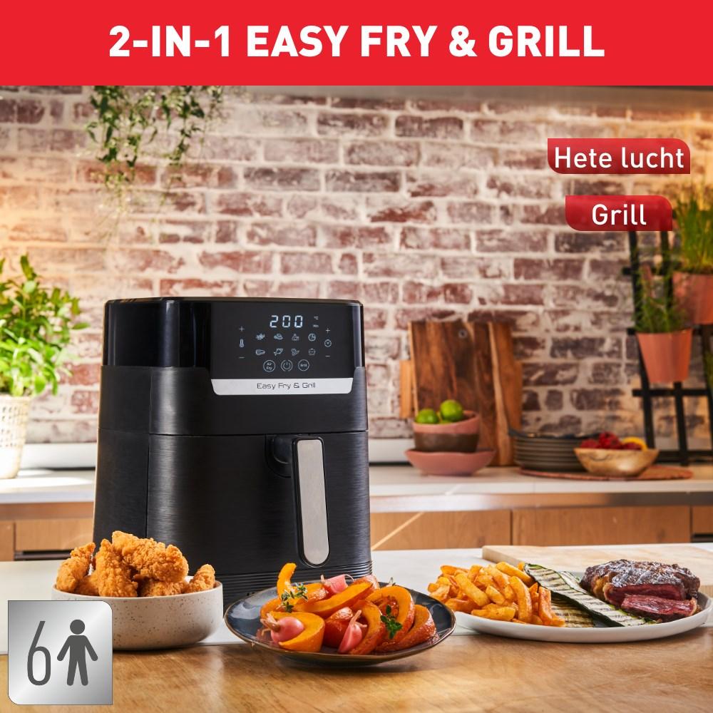 Karšto oro gruzdintuvė Tefal Easy Fry & Grill 2-in-1 Precision, 1550  W, 4,5 L