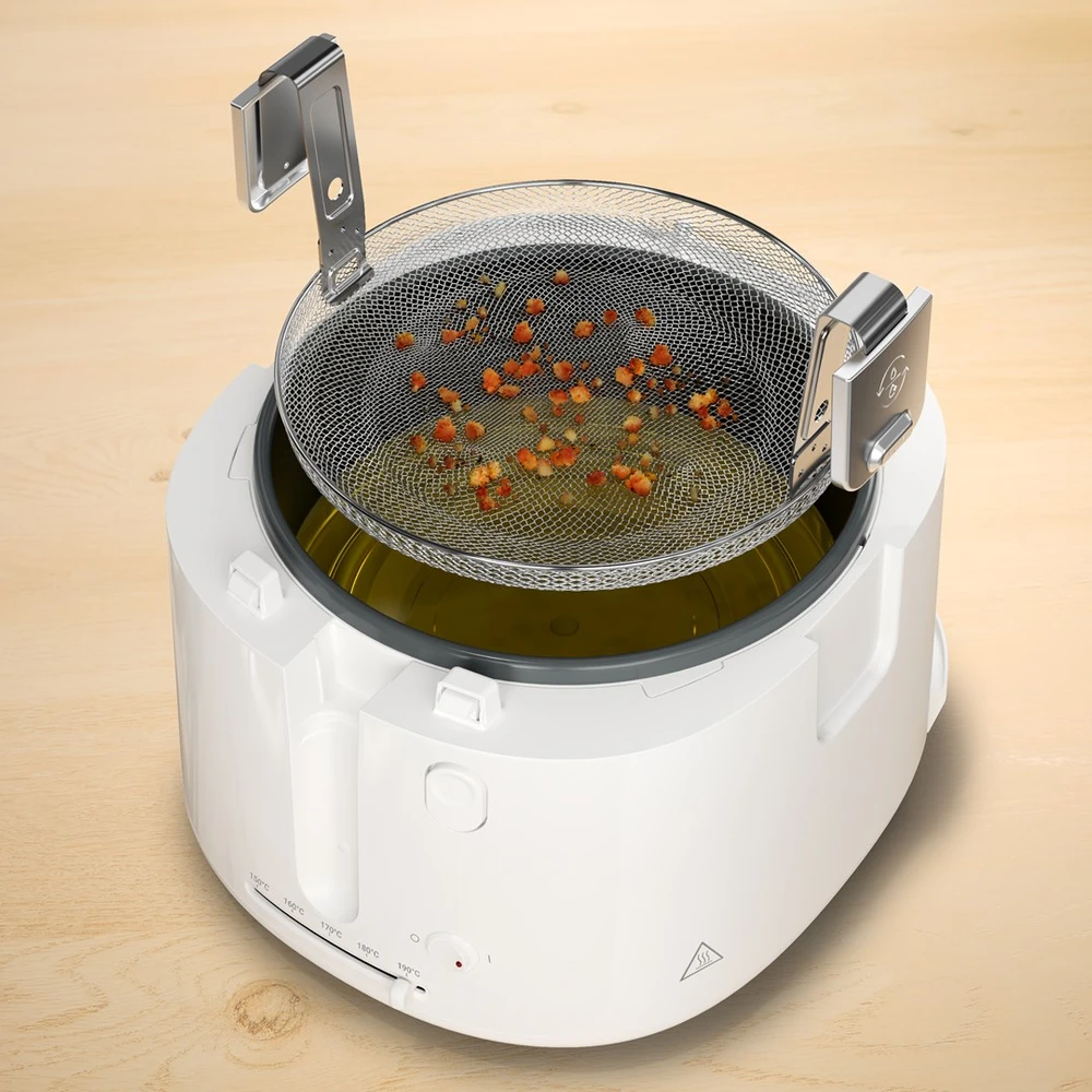 Gruzdintuvė Tefal Filtra Vision FF2541E0 fryer Single 2.1 L Stand-alone 1900 W Deep fryer Baltas