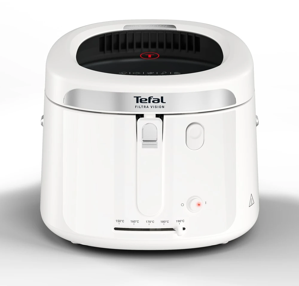 Gruzdintuvė Tefal Filtra Vision FF2541E0 fryer Single 2.1 L Stand-alone 1900 W Deep fryer Baltas