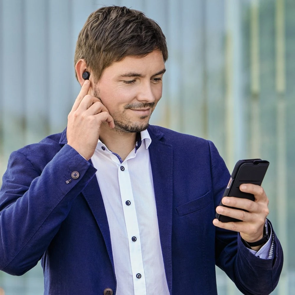 Hama Ausinės į ausis įkišamos TRUE WIRELESS Z ŁAD. IND. "PASSION CHOP" Juoda
