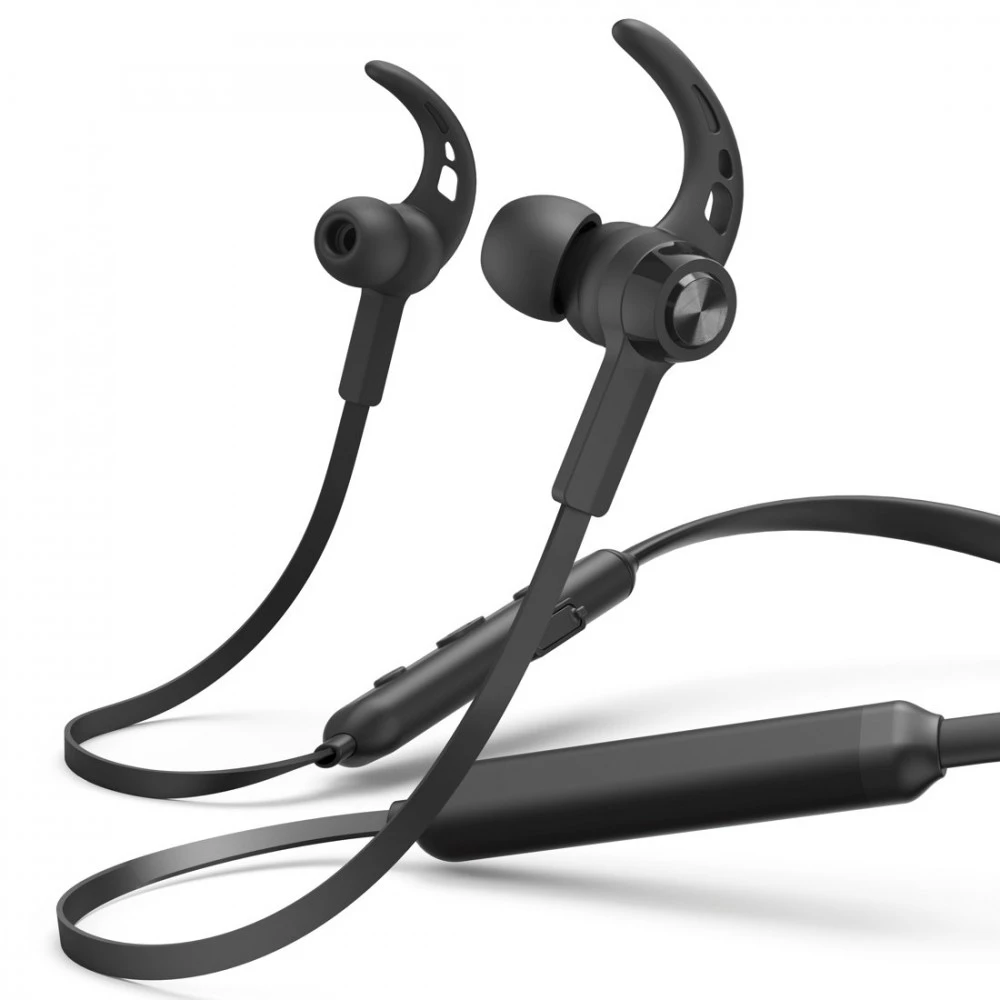 Hama Ausinės į ausis įkišamos “FREEDOM NECK III“ su mikrofonu NEW Juoda