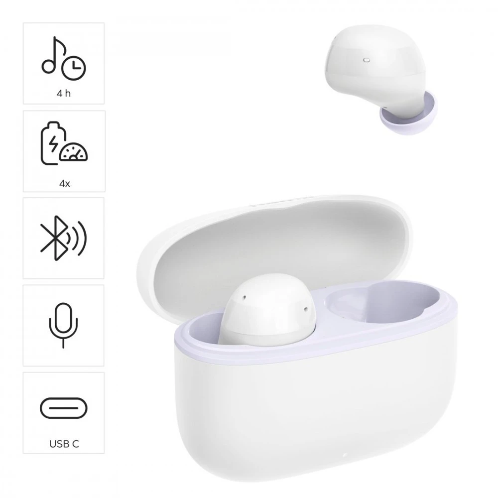 Ausinės Hama Freedom buddy II balta