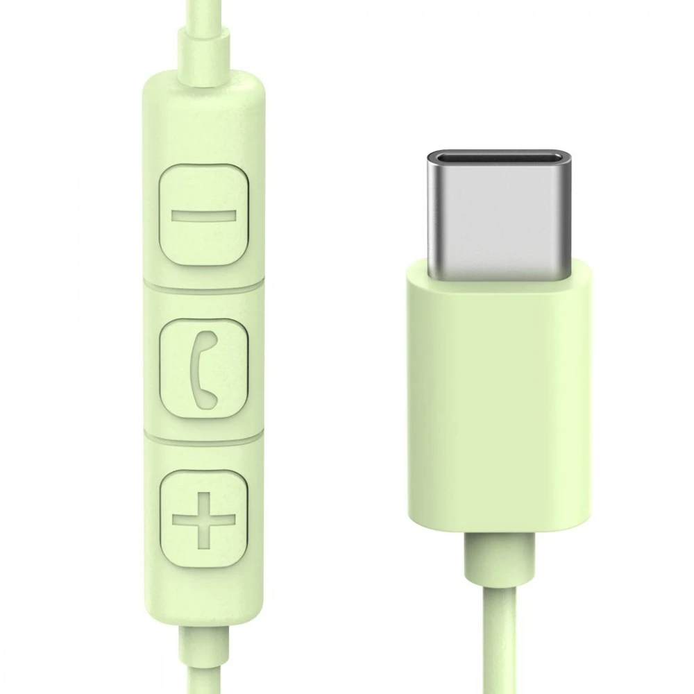 Hama Ausinės NAUSZNE “FUN C“ su mikrofonu NEW ZIELONE