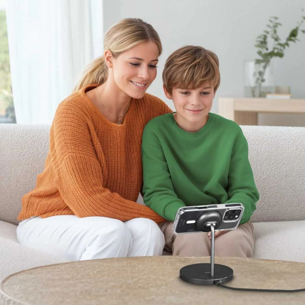 Hama kroviklis indukcinė Qi2 Fast Charge 15W, juoda