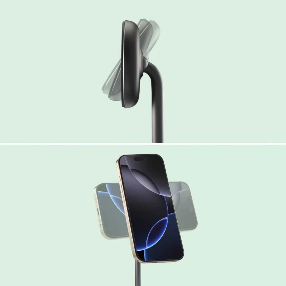 Hama kroviklis indukcinė Qi2 Fast Charge 15W, juoda
