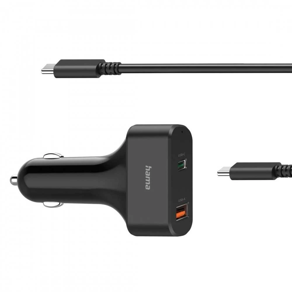 Hama maitinimo šaltinis automobilinis do notebooka USB-C 65W