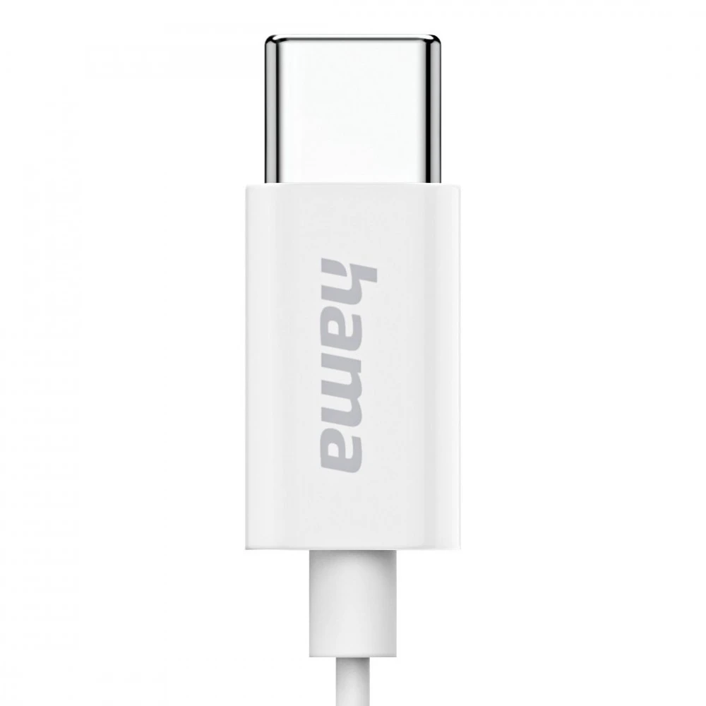 Ausinės Hama Classy USB-C balta