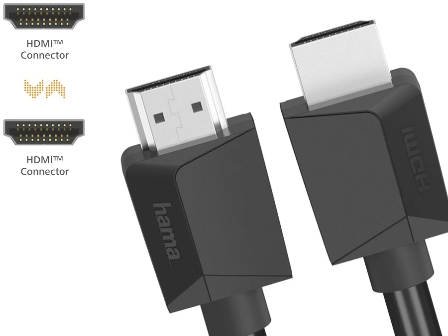 HAMA HDMI CABLE 2.0B 4K 1.5M Juodas
