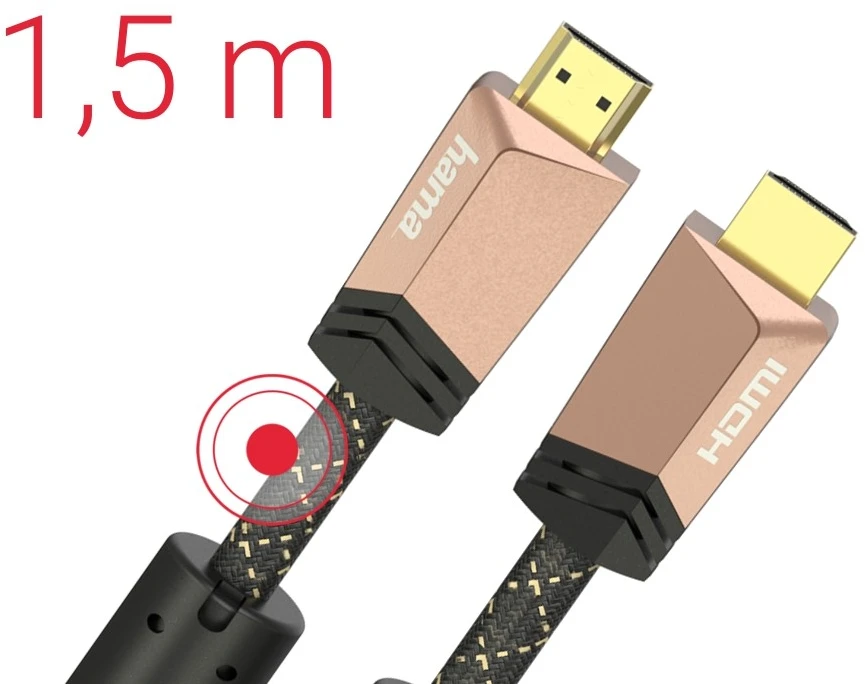 Hama HDMI 2.0B 4K, 1,5m, Premium