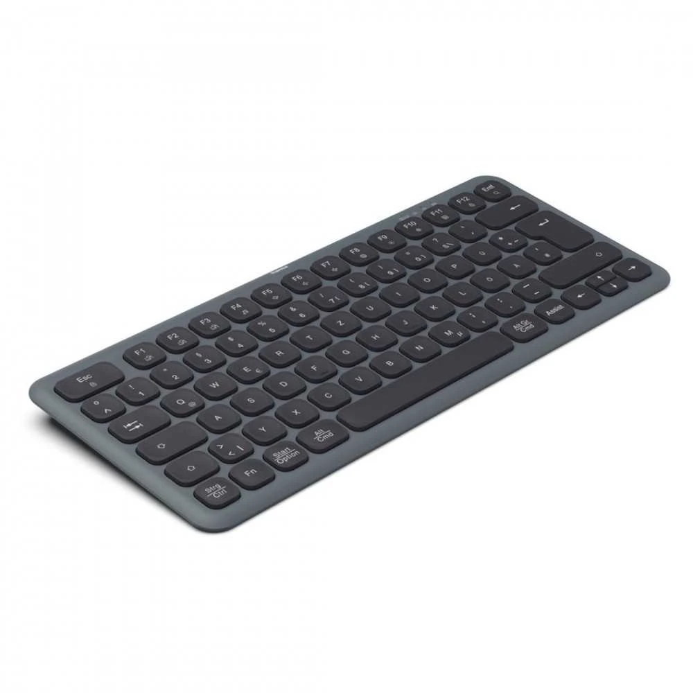 Klaviatūra Hama WK-500 belaidė 75% juoda-pilka