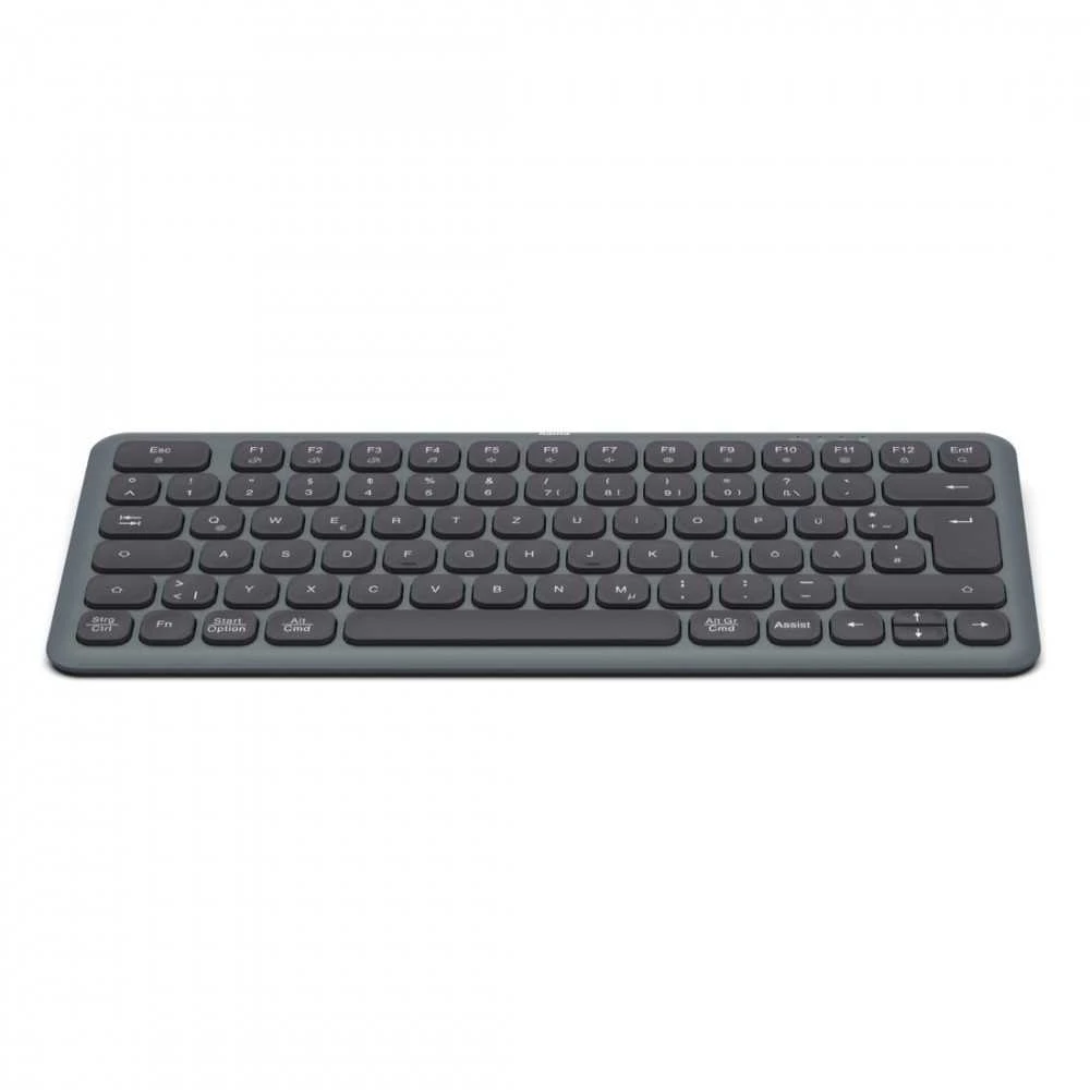Klaviatūra Hama WK-500 belaidė 75% juoda-pilka