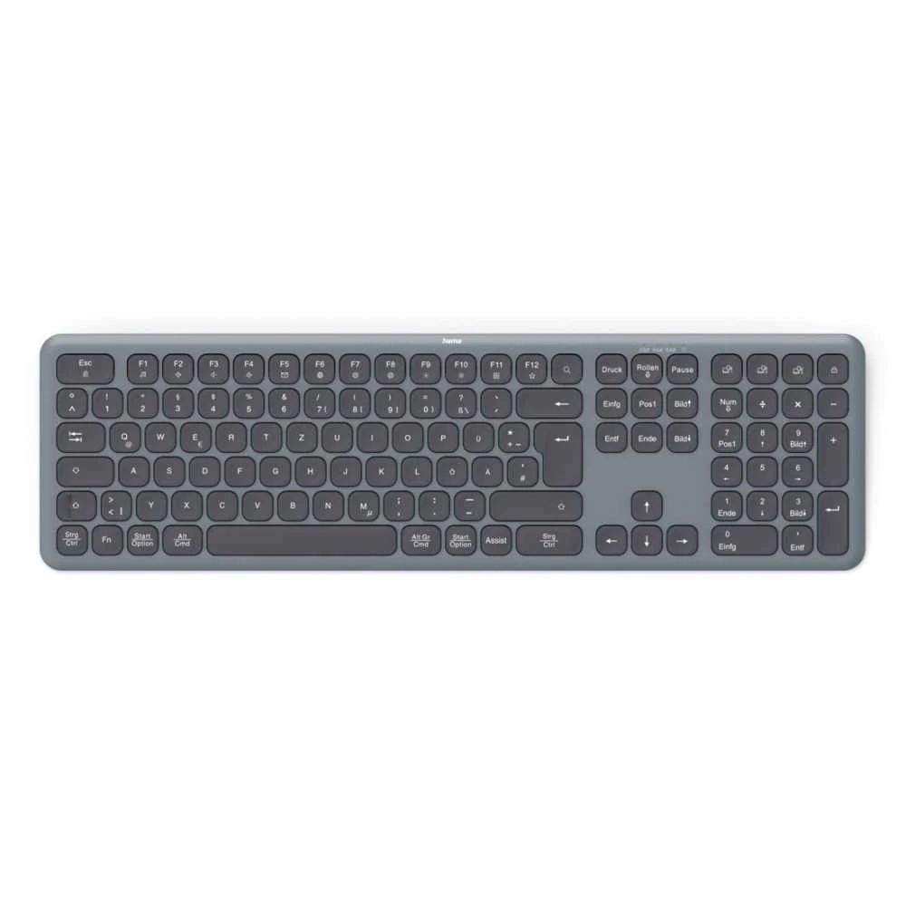 Klaviatūra Hama WK-550 belaidė 100% (full-size) juoda
