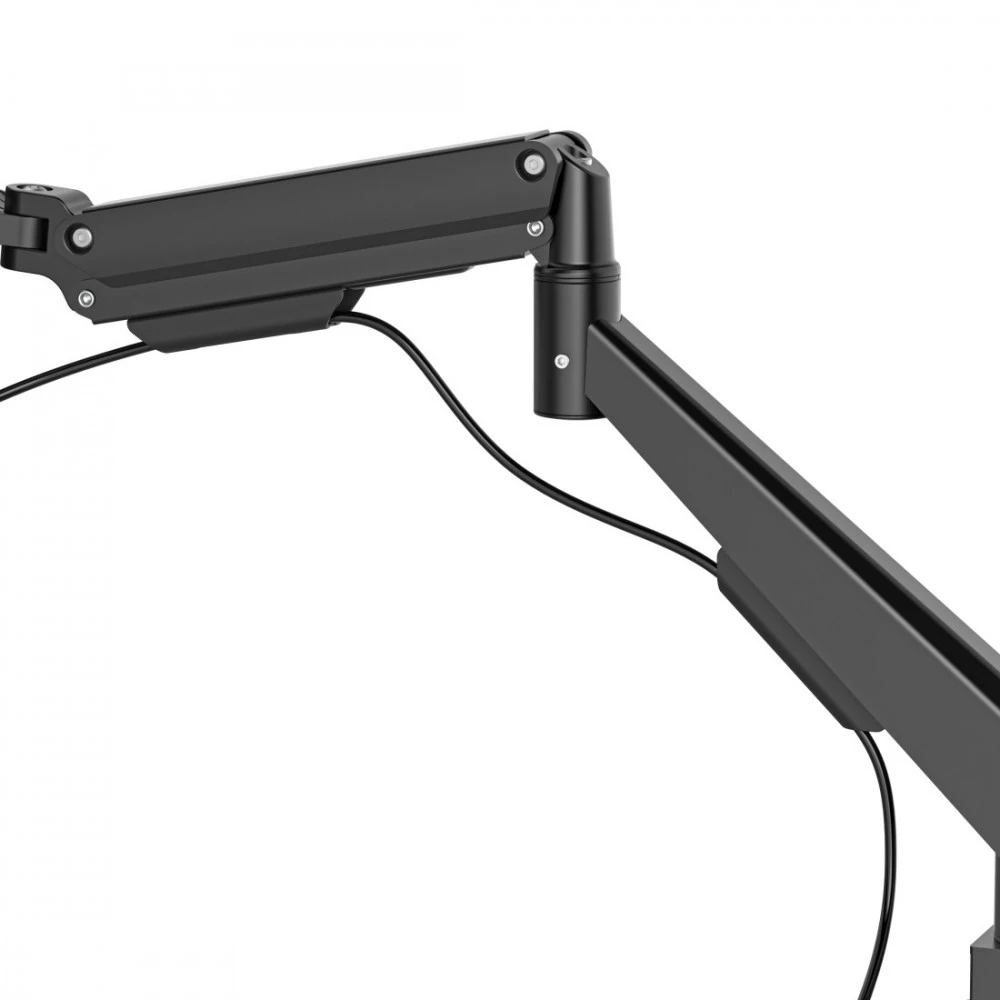 Hama 220905 laikiklis monitoriui su dujine spyruokle, 1 ranka, 13"–35", juoda