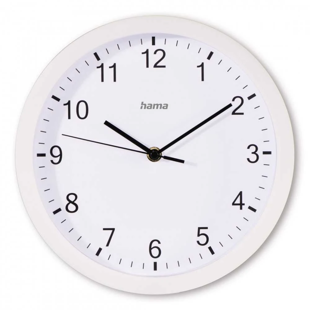 Hama Laikrodis sienelė Elba 25 cm Baltas