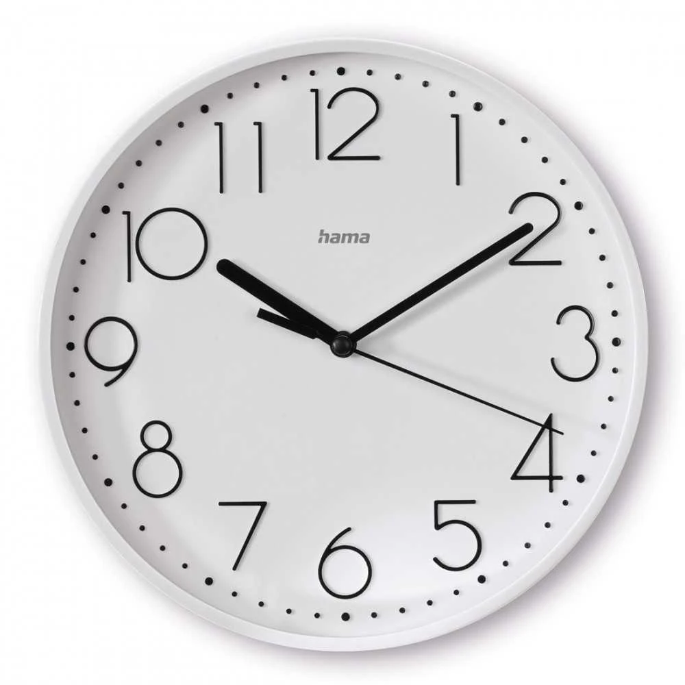 Hama Laikrodis ścienny Salina 22cm Baltas