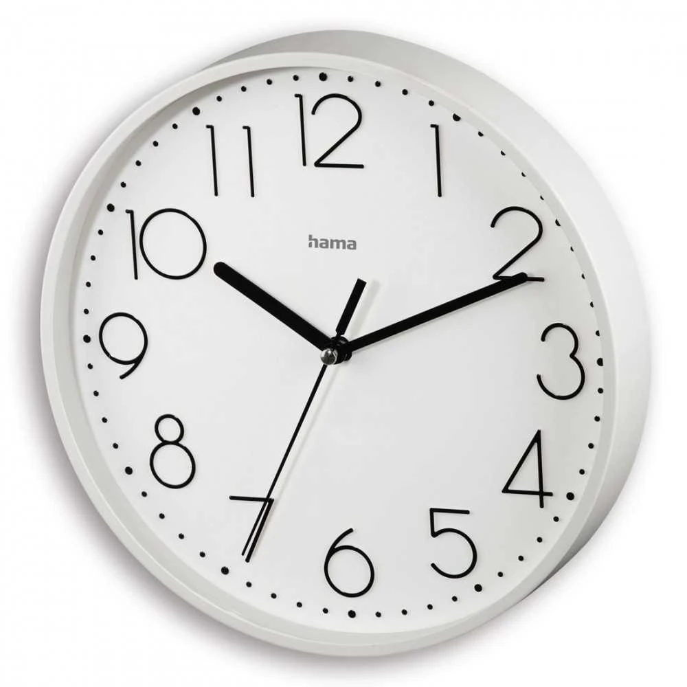 Hama Laikrodis ścienny Salina 22cm Baltas